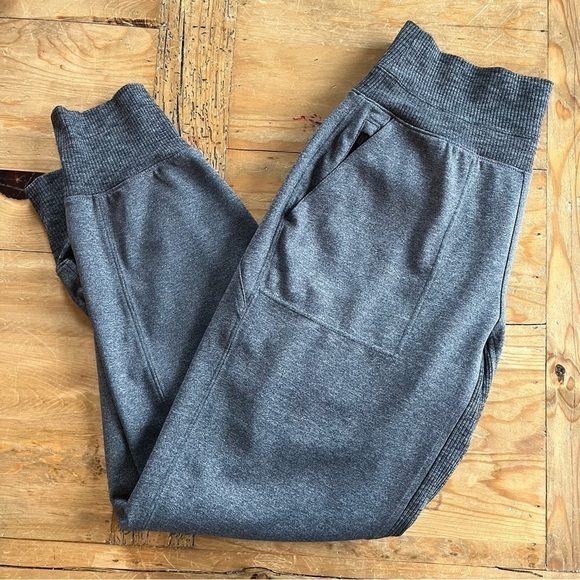 ATHLETA Vince Jogger Grey Heather Elastic Waistband Workout Pant S - Picture 10 of 15